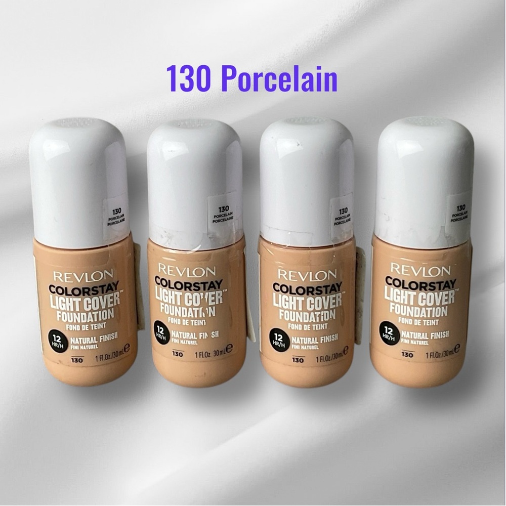 Revlon Colorstay Light Coverage Liquid Foundation Long Wear Makeup 130 Porcelain